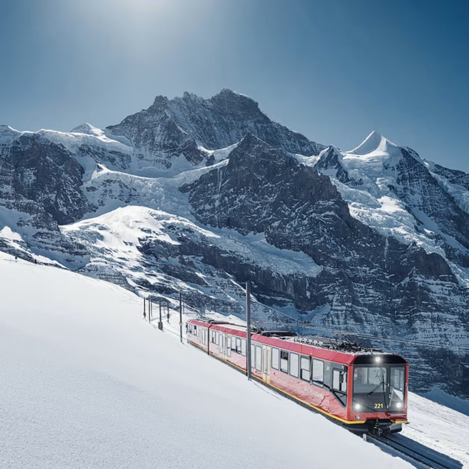 Jungfraubahn-Schnee-Jungfraujoch-Euro-rail-train-mountains-snow-switzerland-europe