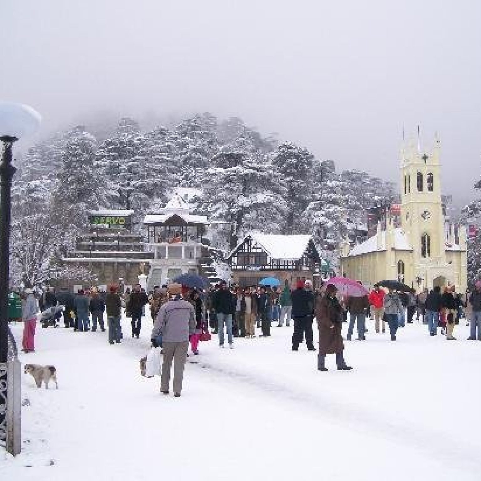mall-road-shimla-feb-Himachal