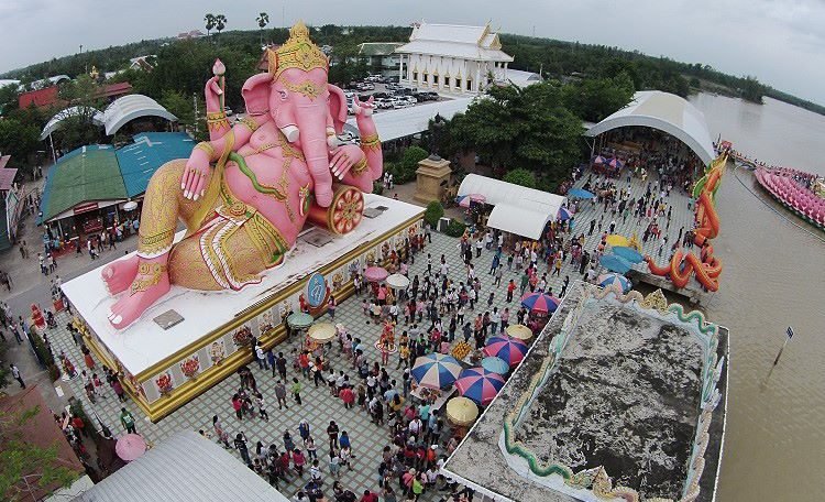 Wat Saman Rattanaram, Bangkok - En Route Bangkok-Pattaya-Bangkok