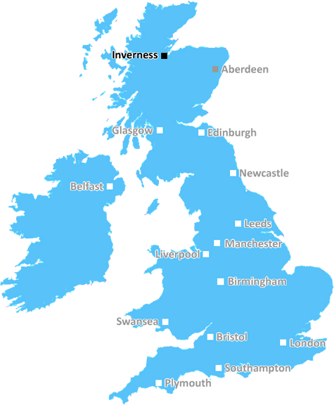 <span>Inverness - Scotland</span> 2 Nights stay