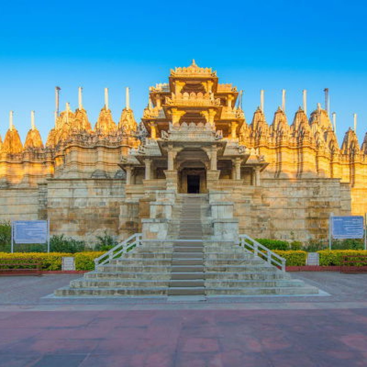 Ranakpur Temple is a jain temple in Rajasthan, India