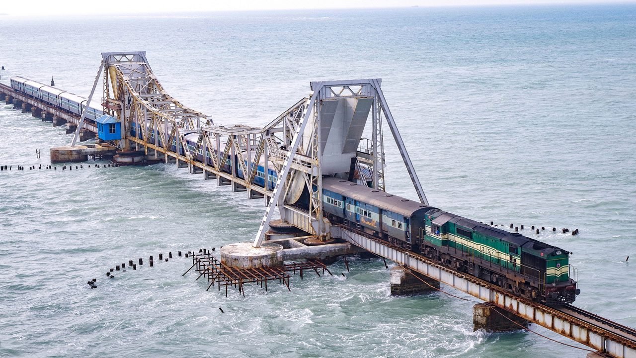 b) Pamban Bridge