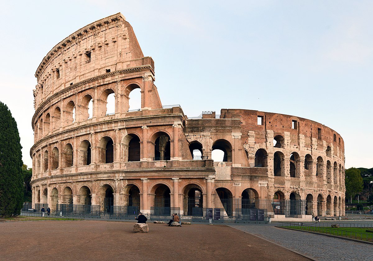 b) Colosseum, Rome 
